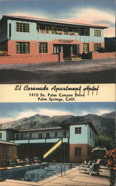 El Coronado Apartment Hotel Palm Springs California