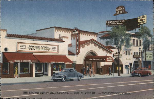 The Hollywood Brown Derby California