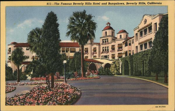 Beverly Hills Hotel and bungalows California