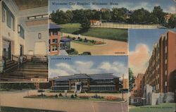 Worcester City Hospital Postcard