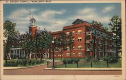 St. Vincent Hospital Postcard