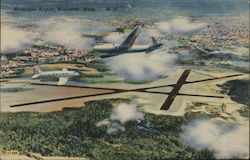 Municipal Airport Postcard