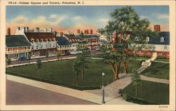 Palmer Square and Tavern Postcard