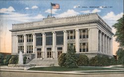 City Hall Meridian, MS Postcard Postcard Postcard