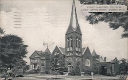 First Baptist Church Postcard