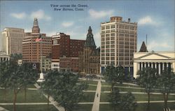 View Across the Green Postcard