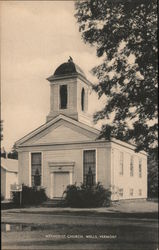 Methodist Church Wells, VT Postcard Postcard Postcard