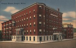 Bangor House Maine Postcard Postcard Postcard