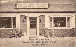 Four Seasons Inn, Trav-o-tel and Restaurant Postcard