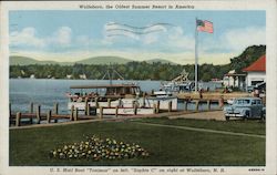 U.S. Mail Boat "Tonimar" and "Sophie C" at Wolfboro Resort Postcard