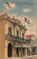 The San Carlos Cuban Institute and Consulate Postcard