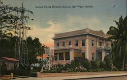 United States Weather Bureau, electrical tower Postcard