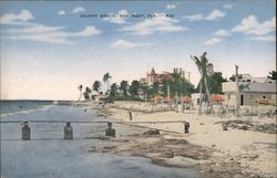 County Beach Postcard
