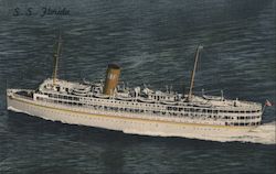 SS Florida Nassau Cruise, P. & O. Steamship Co. Postcard