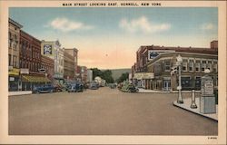 Main Street Looking East Hornell, NY Postcard Postcard Postcard