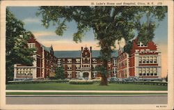 St. Lukes' Home and Hospital Postcard