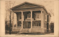 Masonic Temple Postcard