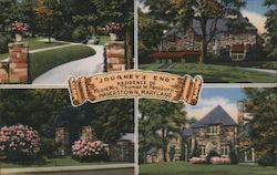 Journey's End, Residence of Mr. and Mrs. Thomas W. Pangborn Postcard