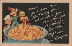 Snap! Crackle! Pop! - Rice Krispies Postcard