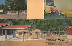 Woodland Motel Postcard
