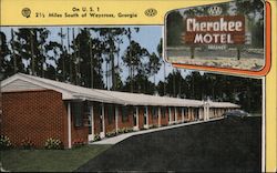 Cherokee Motel Waycross, GA Postcard Postcard Postcard