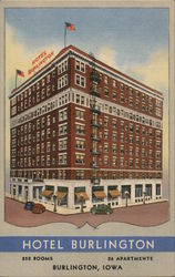 Hotel Burlington Postcard