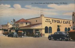 Tivoli Cafe and Night Club, Juarez, Old Mexico Postcard