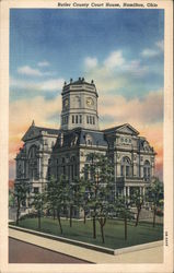 Butler County Court House Postcard