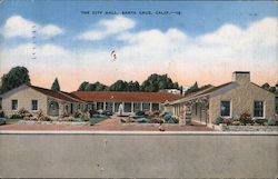The City Hall Santa Cruz, CA Postcard Postcard Postcard