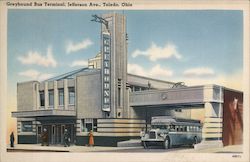 Greyhound Bus Terminal Postcard