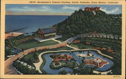 Bernheimer's Oriental Gardens, Pacific Palisades Postcard