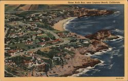 Three Arch Bay Laguna Beach, CA Postcard Postcard Postcard