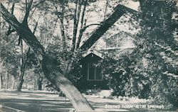 Dining Room, Aetna Springs Postcard