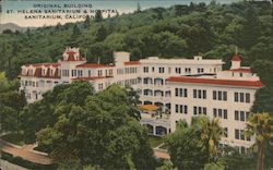 Original building St. Helena Sanitarium & Hosptial Postcard