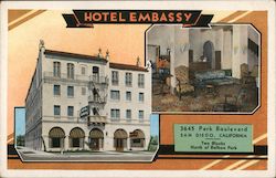 Embassy Hotel Postcard