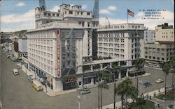 U.S. Grant Hotel and Plaza Postcard
