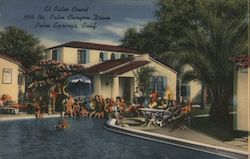 El Patio Court Palm Springs, CA Postcard Postcard Postcard