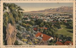 View from Above the Desert Inn Palm Springs, CA Postcard Postcard Postcard