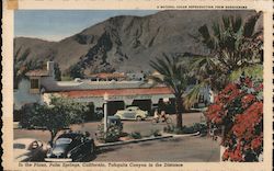 In the Plaza, Tahquitz Canyon in the distance Postcard