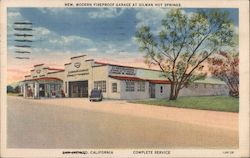 New modern fireproof garage Postcard