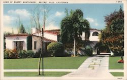 Home of Robert Montgomery Beverly Hills, CA Postcard Postcard Postcard