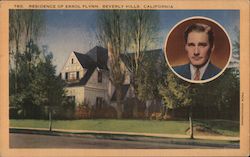 Residence of Errol Flynn Postcard