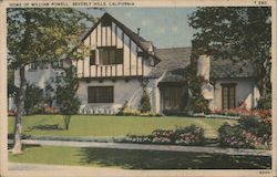 Home of William Powell Beverly Hills, CA Postcard Postcard Postcard