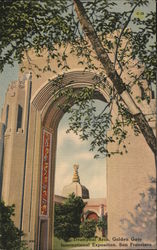 Triumphal Arch, Golden Gate International Exposition Postcard