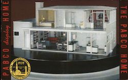 Pabco miniature display model home Postcard