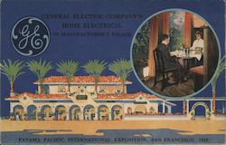 General Electric Company's Home Electrical, inset of dining nook San Francisco, CA Postcard Postcard Postcard