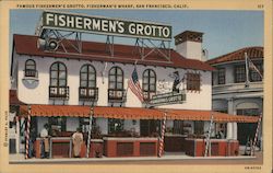 Famous Fishermen's Grotto, Fisherman's Wharf Postcard