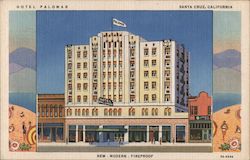Hotel Palomar Santa Cruz, CA Postcard Postcard Postcard