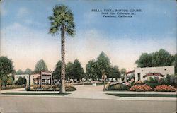 Bella Vista Motor Court Postcard
