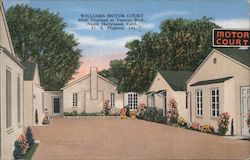 Williams Motor Court Postcard